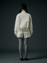 Checkboard shorts (beige)