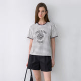 (T-7043)ストライプバイブTシャツ