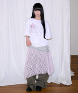 ロゼットアイレットTシャツ