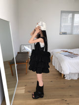 フィフィリボンオーガンザバルーンドレス
