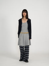 SNAP HOODIE SHIRT (BLACK)