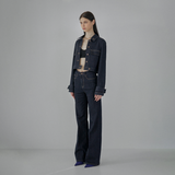 Black Indigo Classic Denim Jacket - YA391