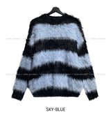 Haze Stripe Mohair Knit