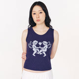 LUCKY ANGEL TANK NAVY