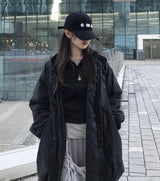 Newvy Logo Peach Ball Cap (BLACK)