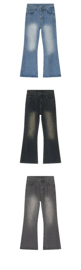 [S/S] Sand washing boots cut denim pants(3color)