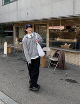 No.1090 PJ 2wayフードZIP-UP（6色）