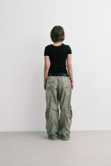 sh cargo pants (khaki)