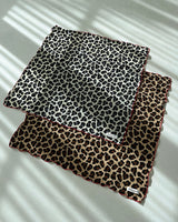 Leopard Tube Top Layered Scarf