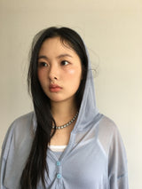 Black pearl necklace (1color)