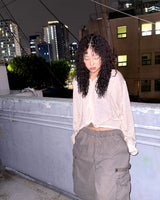 (3color) Structured Cargo Bermuda Pants