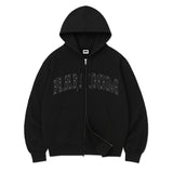 RANDOM STUD ARCH 2-WAY ZIP-UP (2color)