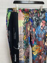 Comics Black Block Trousers(mens)