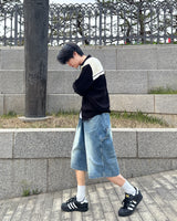 Trin Bermuda denim pants