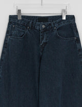 Hibom Washing Wide Balloon Denim Pants