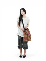 KNIT REVERSIBLE BAG (RED)