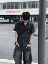 フクイダブルパッチショートスリーブシャツ
