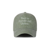 TMV Lettering Ball Cap / Pigment Khaki