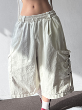 Conti Pig Ropeside Wide Bermuda Pants 3Color