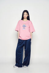 25SS ハートエイリアンショートスリーブTシャツ ライトピンク
