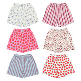 Loose and comfortable cotton homewear short pants (6patterns)