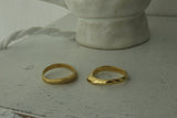 K RING (MATT-18K GOLD PLATING)