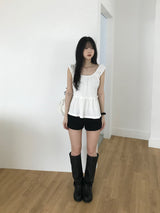 パンチングシャーリングTシャツ (2 colors)