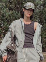 Tempo Crop Hoodie Zip-Up