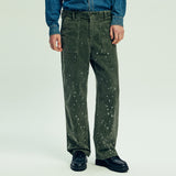 w&sコーデュロイファティーグパンツ olive khaki