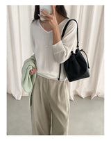 Natural Canvas Shirred Pouch Bag - A Drawstring Bag with a Unique Vibe