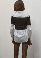 OFFSHOULDER LAYERED TOP_ BLACK