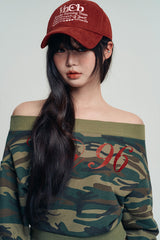 VEN 96 ONE OFF SHOULDER SWEAT SHIRT