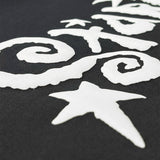 Star Embossed Hoodie Charcoal