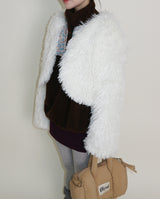 プラムショーツレイヤードミニスカート (Wool Material)