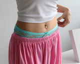 lace see-through sagging layered panties