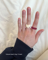 Volume Heart Ring (3 color)