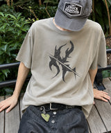 ビッグ N ノイズオーバーフィットピグメントTシャツ - 5COLOR