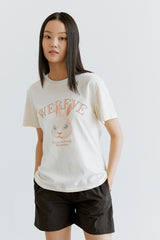 ラビットプリントTシャツ