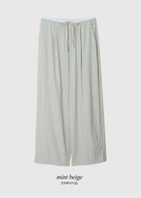 #Classic Summer Wide Banding Pants (4color)