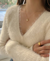 Loveholic necklace (silver)