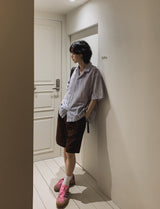 オンスリネンSTハーフシャツ