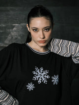 ニットレイヤードL/S（ブラック）