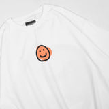 FAITH FADE - Small Smiley Oversized Tee (White)