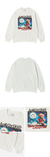 24FW ランニング サンタベア スウェットシャツ クリーム