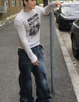 No.1713 train thin knit T