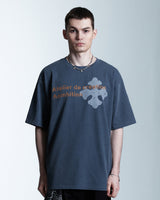 アトリエクロスTシャツ(Vintage-Blue)