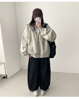 ジェイ ステッチ リベット ローファブリック バルーン ワイド デニム パンツ