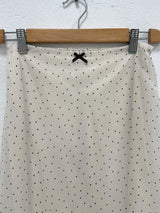 ドットミディシフォンスカート (2C)