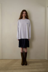 ヒアスリーブTシャツ_メランジ