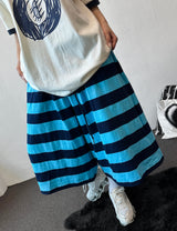 Frisening Stripe Bermuda Shorts 4color